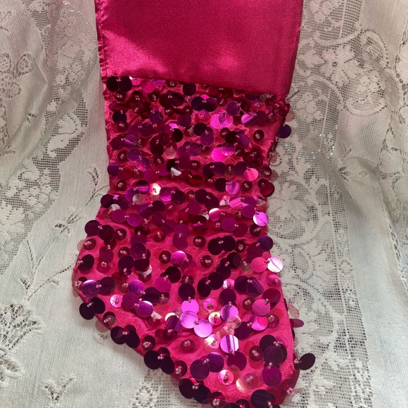 3 Beautiful sequined Christmas Stockings 2006 and earlier - Picture 7 of 10